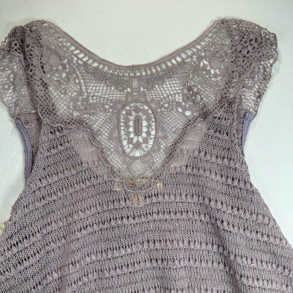 Nordstrom Lace Knit Top in‎ Lavender - Picture 7 of 7